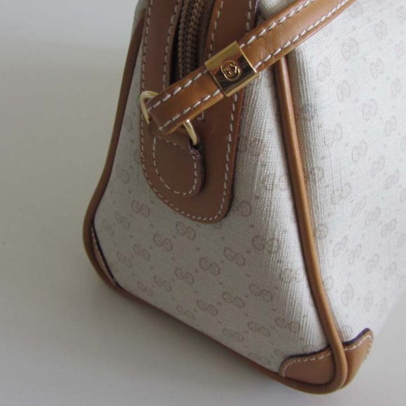 new GUCCI Micro GG vintage gold hardware crossbody bag - Picture 5 of 10